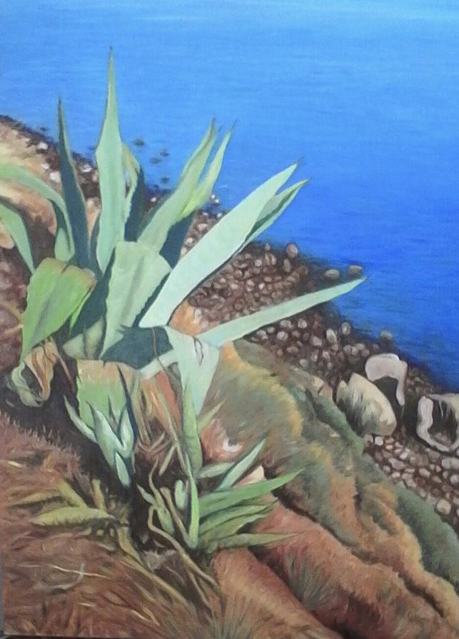 Francesco Alesci - Paesaggio mediterraneo - olio su tela - 50 x 70 Francesco Alesci - Paesaggio mediterraneo - olio su tela - 50 x 70