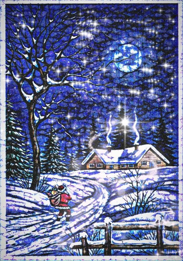 ... proprio come le stelle brillano su questo sentiero innevato che conduce alla serenità !!! ... proprio come le stelle brillano su questo sentiero innevato che conduce alla serenità !!!