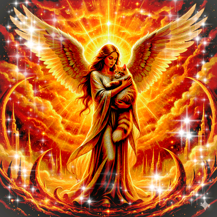 ... Un legame che trascende il terreno... un angelo custode in forma felina !!!