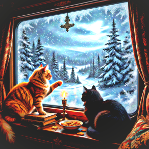      .....Notte in treno innevato ????????❄️