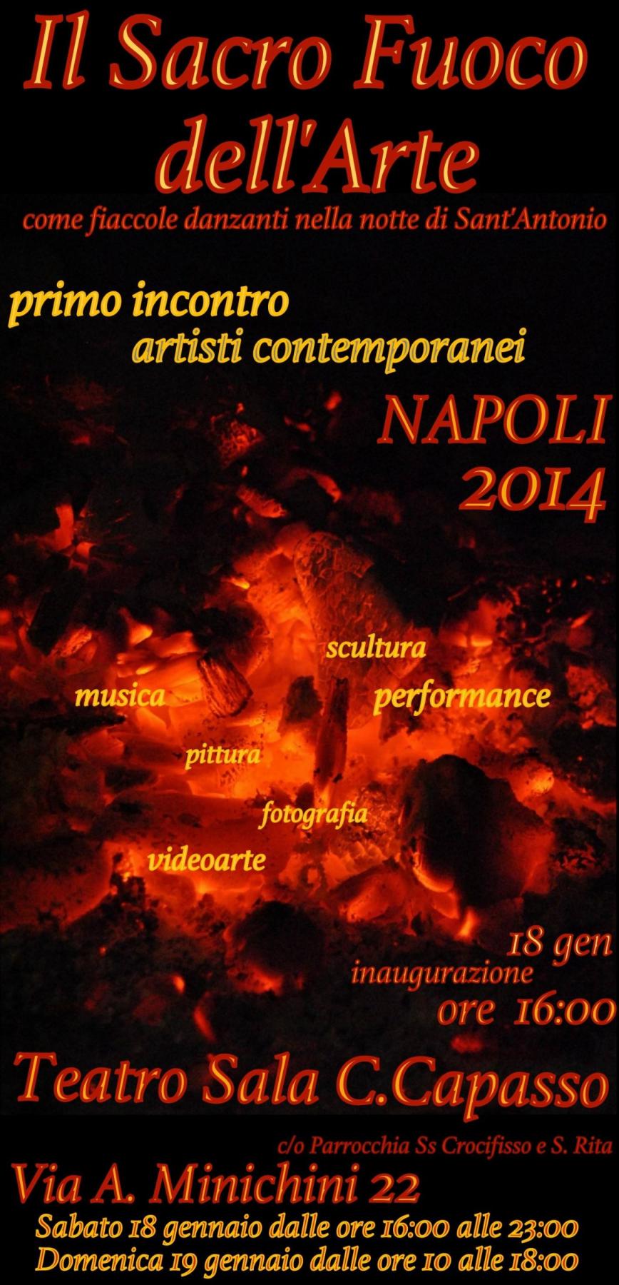 IL SACRO FUOCO DELL’ARTE (Come Fiaccole Danzanti Nella Notte di Sant’Antonio)