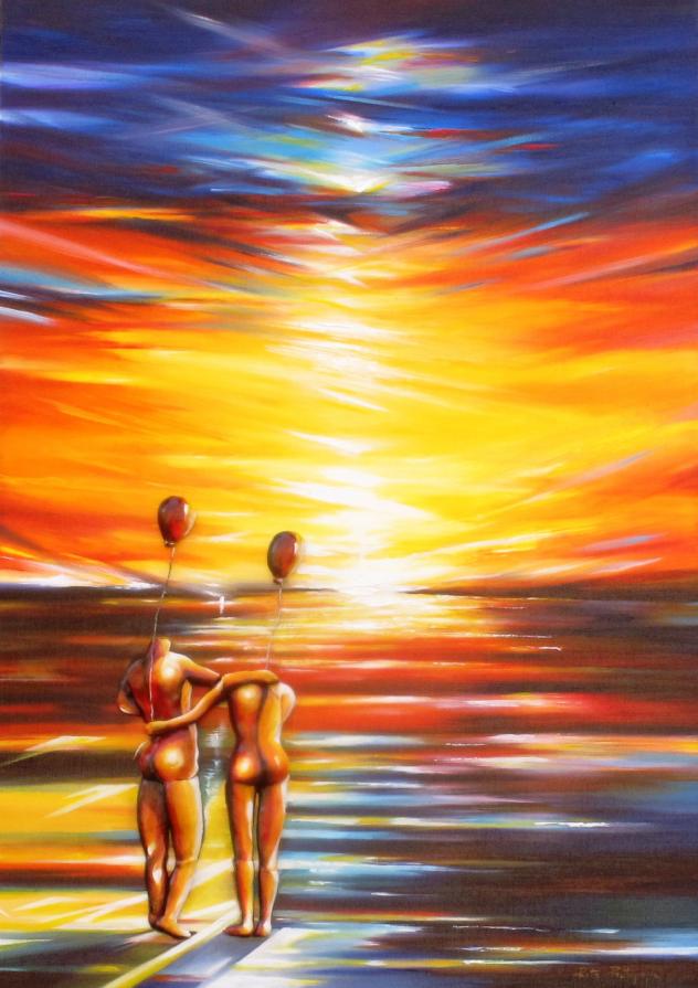 Passeggiata al tramonto