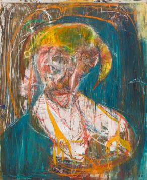 Autoritratto su poliuretano espanso