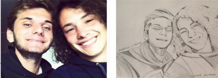 Dalla fotografia al disegno: Gabriele Sarti e Mattia Donati