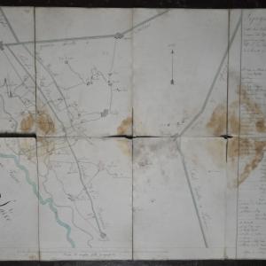 Mappa ottocentesca di territori posseduti dall'ospedale Ca' granda di Milano Mappa ottocentesca di territori posseduti dall'ospedale Ca' granda di Milano