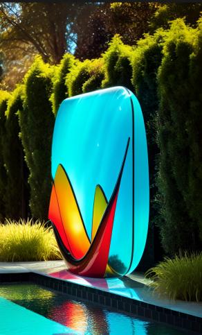 Homage to HoJo- glass sculpture 