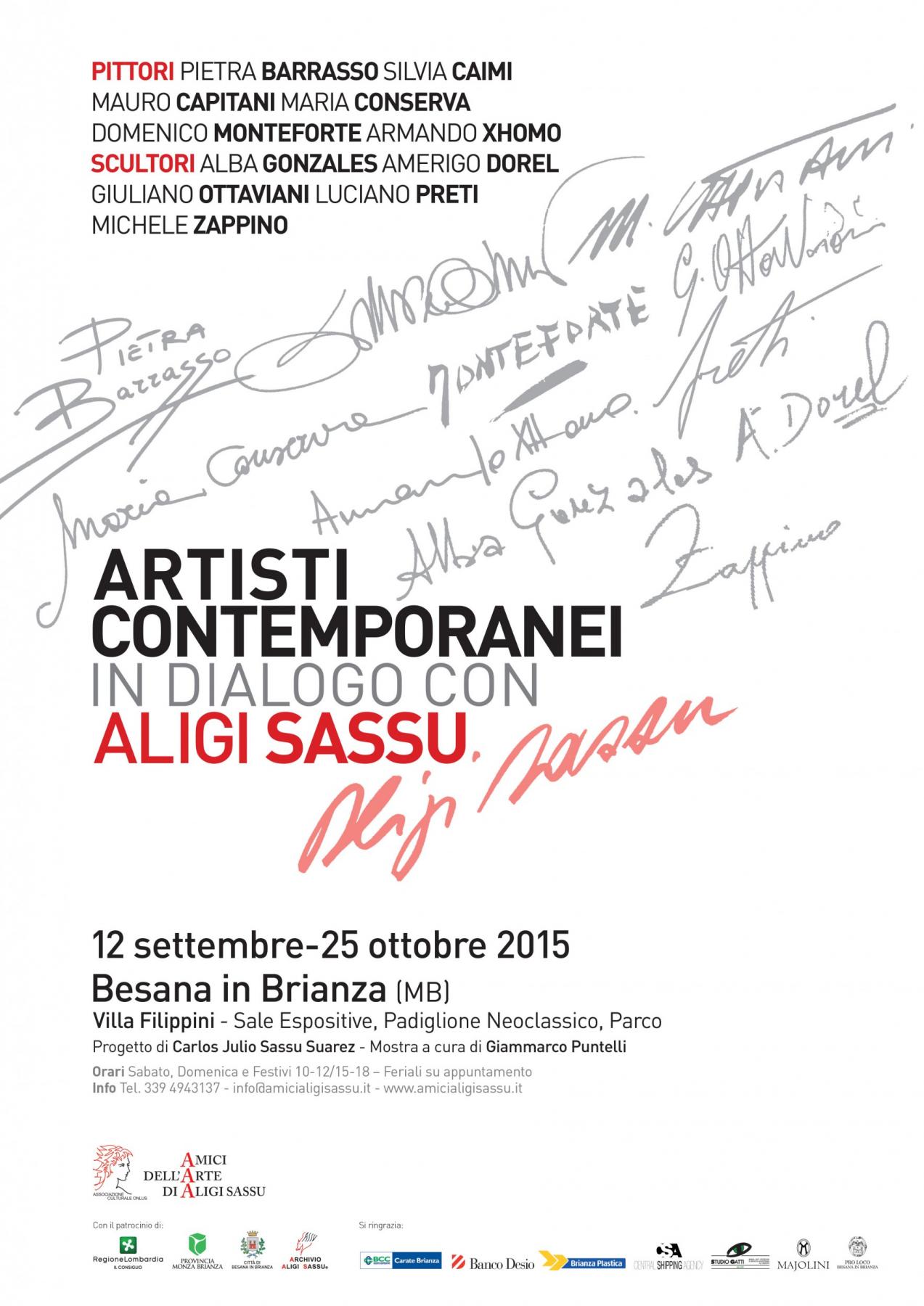 Contemporary artists in dialogue with Sassu