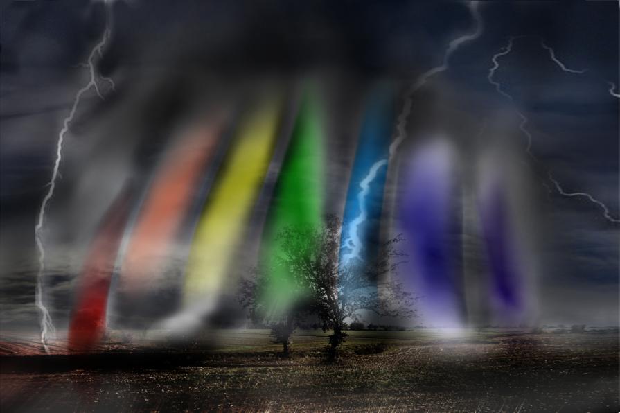 riflessioni di luce continua