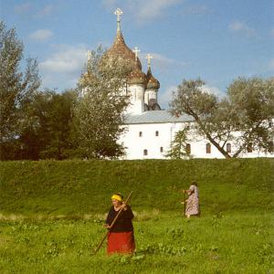 Russia. Faded images