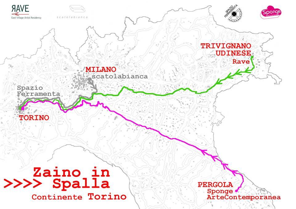 Zaino in Spalla / Continente Torino Zaino in Spalla / Continente Torino