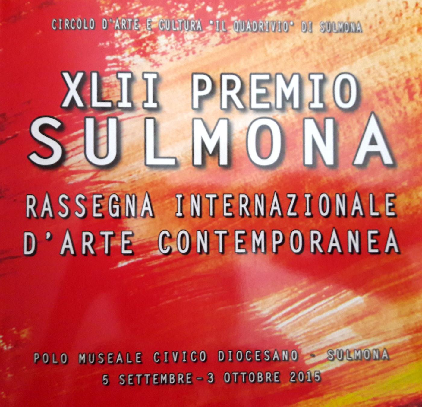 XII AWARD SULMONA-International Art Exhibition at the same time