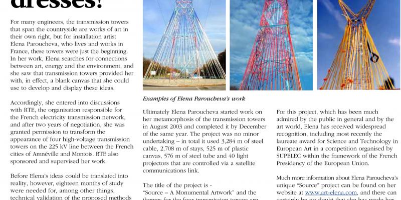 Pylons in dresses! Pylons in dresses!