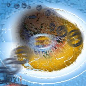 The air bubbles have increased back and forth The air bubbles have increased back and forth