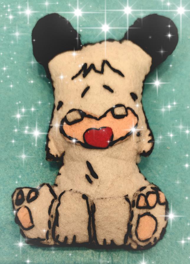 Creazione in feltro HELLO SPANK...!!!