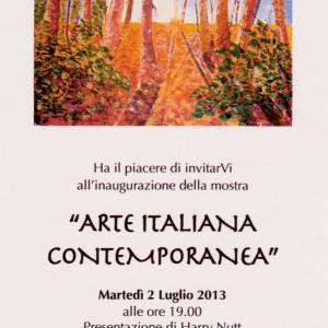 "ARTE  ITALIANA  CONTEMPORANEA"