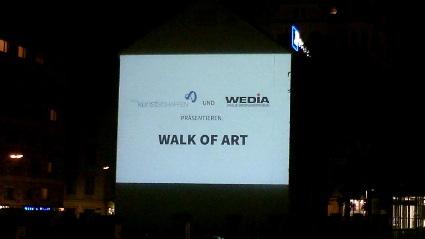 Kunstschaffen - Walk of Art - Beamboard Naschmarkt - dall 15 Agosto fin dall 14 Septembre a Vienna