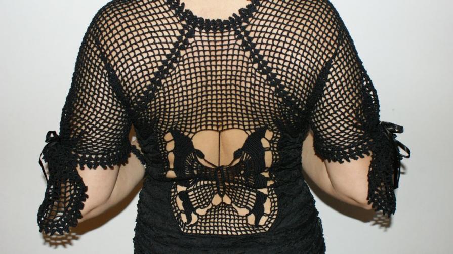 Butterfly back dress