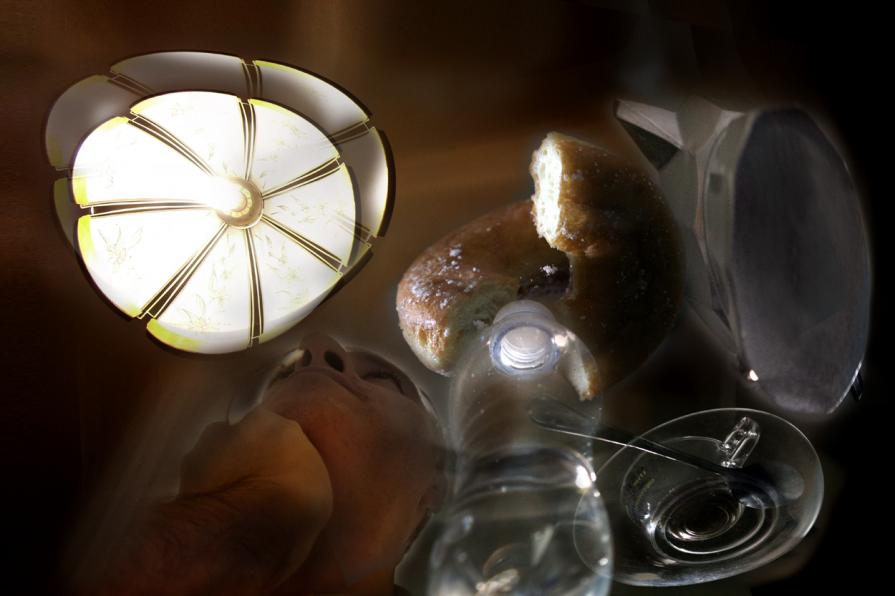 pensare liberamente con la mia testa.mostrando un azione quotidiana.