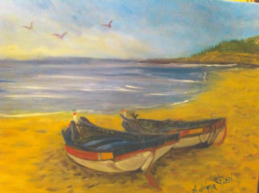 Barche sulla spiaggia