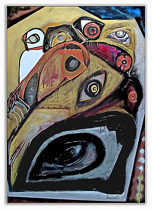 Becarelli's art project " WAR and PEACE "