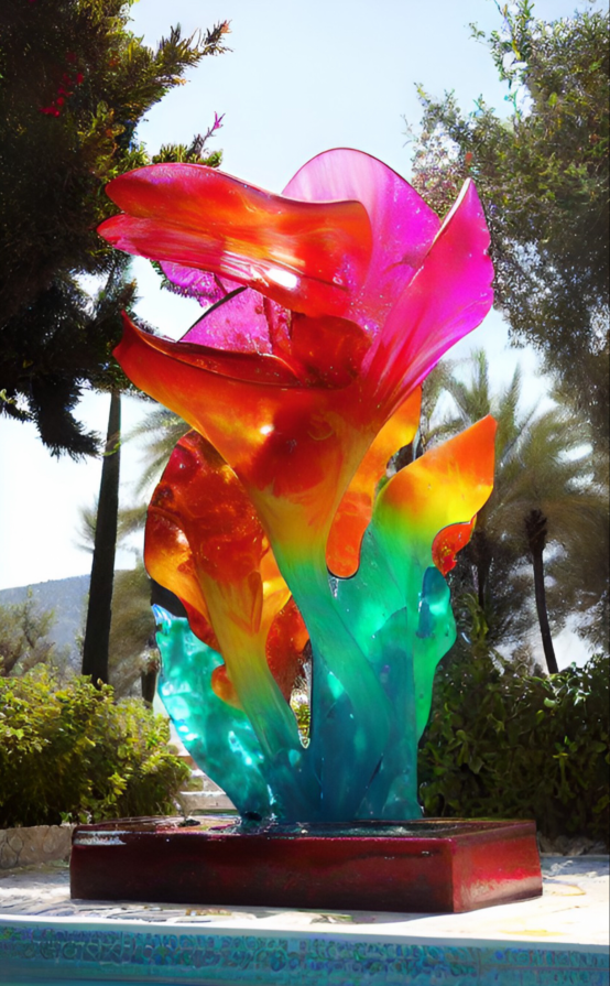 Glass Sculpture design for the island of Milos
