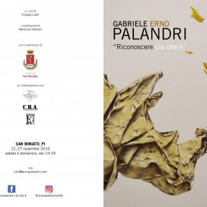 “Riconoscere ciò che è”, Gabriele Erno Palandri “Riconoscere ciò che è”, Gabriele Erno Palandri