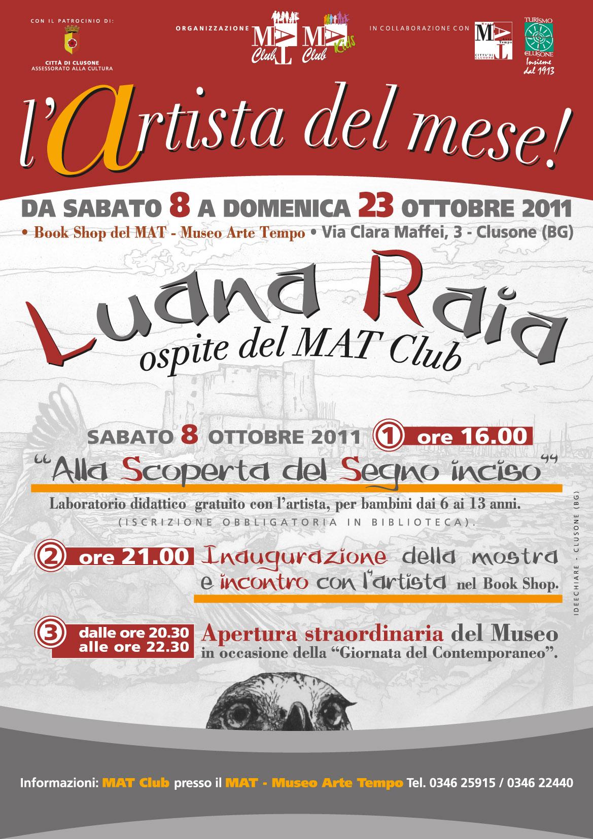 Discovering the sign engraved with the artist Luana Raia Discovering the sign engraved with the artist Luana Raia