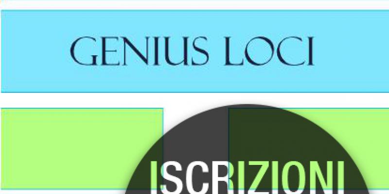 ENTRA IN GENIUS LOCI ENTRA IN GENIUS LOCI