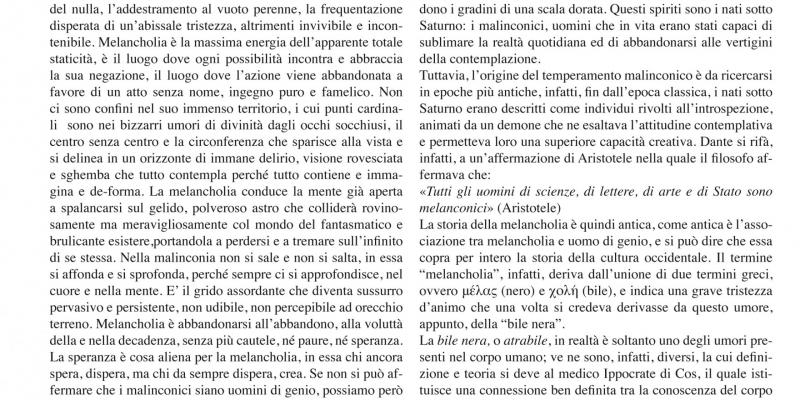 La Melancholia La Melancholia