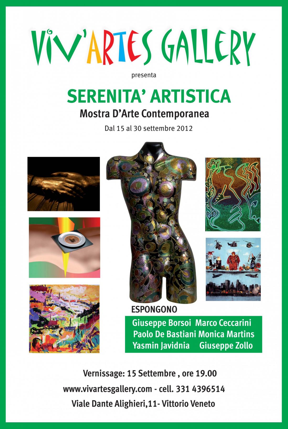 "Serenità Artistica" Mostra D'Arte Contemporanea "Serenità Artistica" Mostra D'Arte Contemporanea