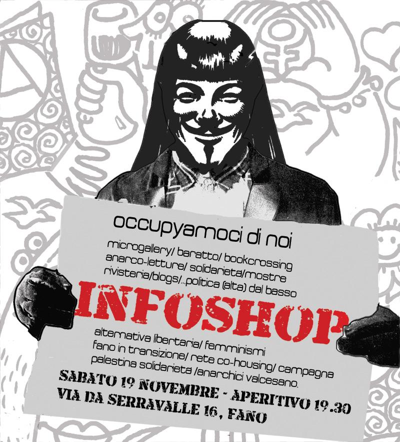 Continuing the interviews on my blog, meeting the Infoshop Fano's curator