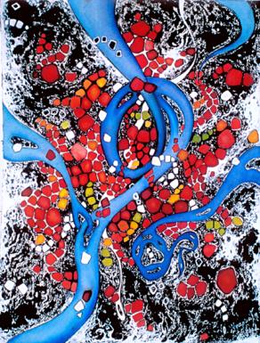 When the Blue met the Red