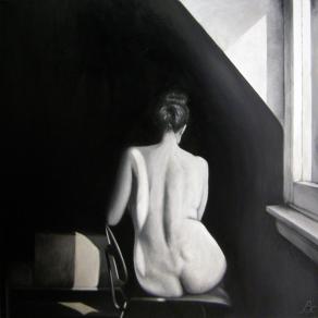 La luce che oltrepassa la finestra 