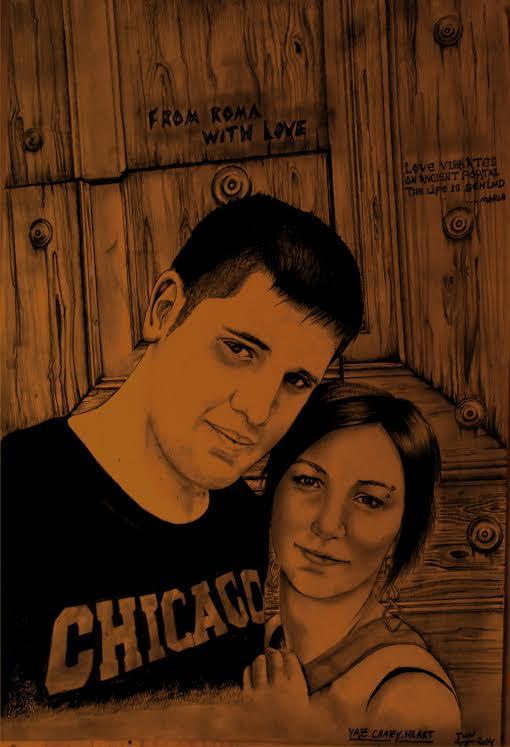 Riproduzione a matita da fotografia