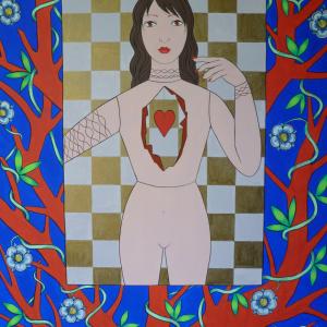 L'albero rosso  cm 70x100