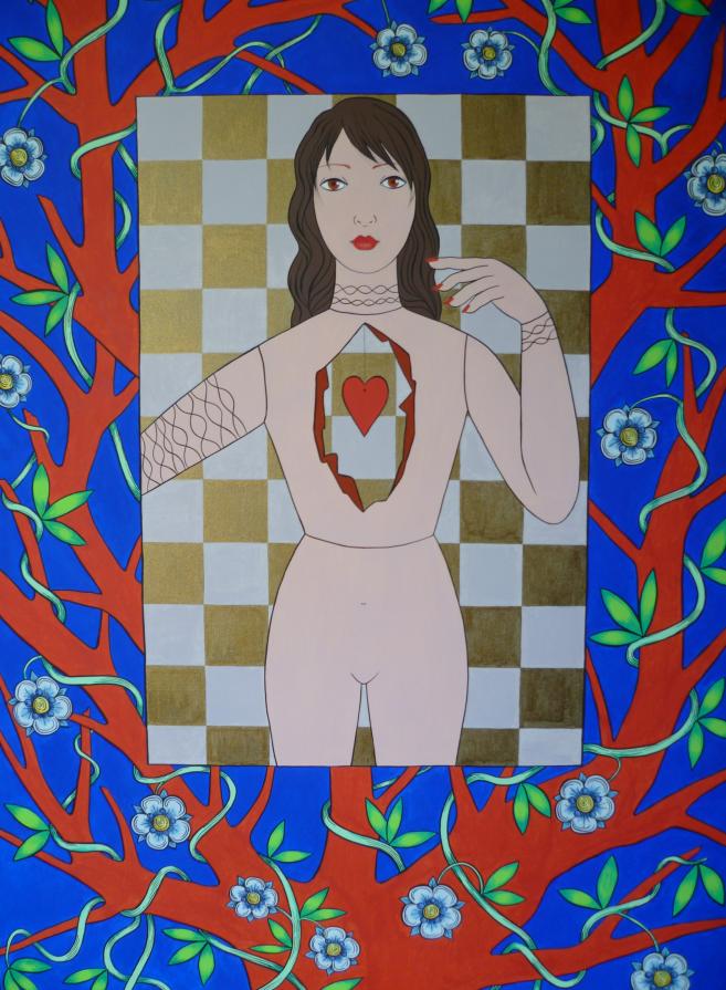 L'albero rosso  cm 70x100