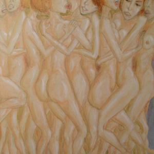 Little Top Model's fight (particolare) - Minute rivali - Nudo groviglio umido