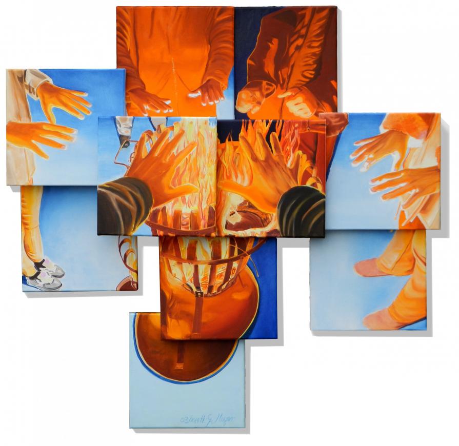 Warming fire / Wärmendes Feuer