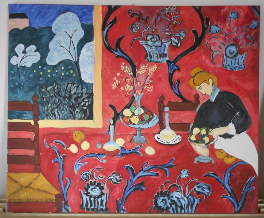 Reproduction Matisse Hrmony in Red