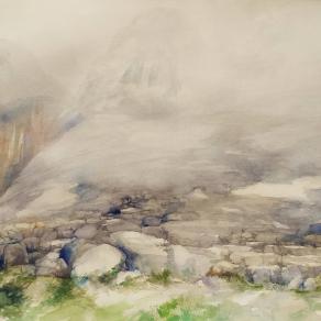 Nebbia sulle Pale di San Martino