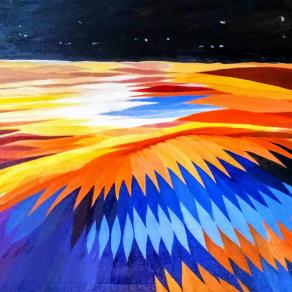 Sunrise #2 -Flipped to show Earth from Space