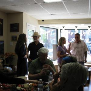 Carla Strozzieri's paintings are on exhibit at "From the Vineyards,"  Paintings by Carla Strozzieri