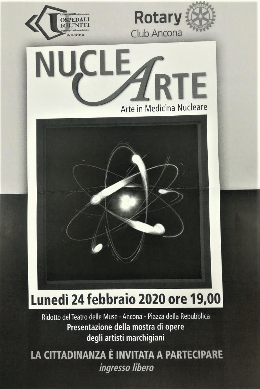 Nucle Arte Nuclear Medicine, presentation at the Ridotto of the Teatro delle Muse, Ancona