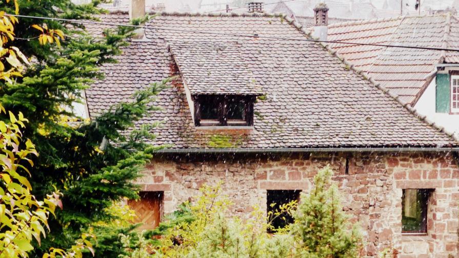 Il neige sur mon village !