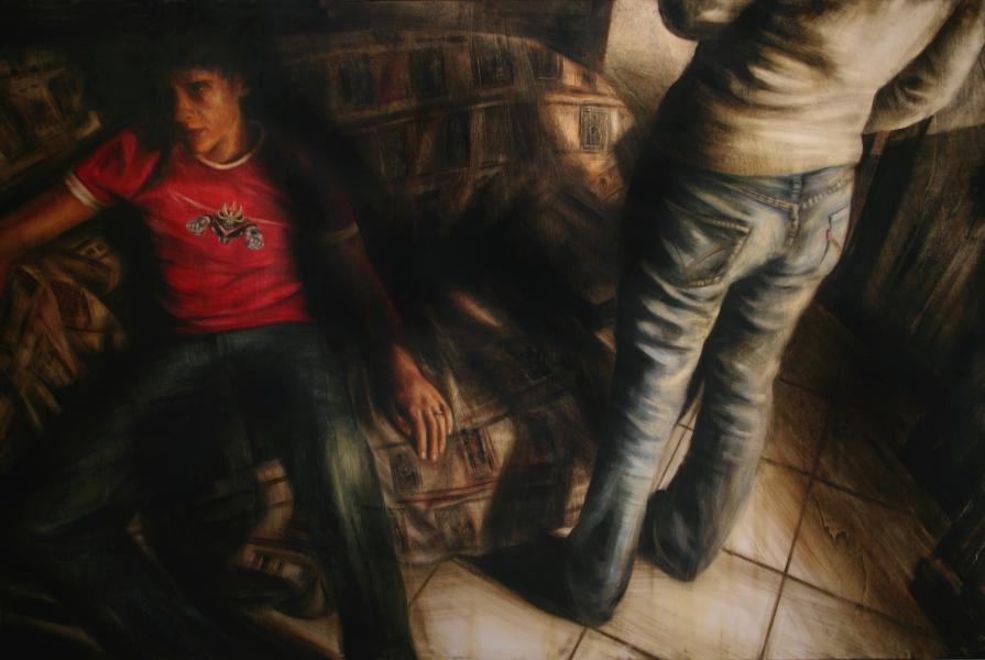 Autoritratto sul divano