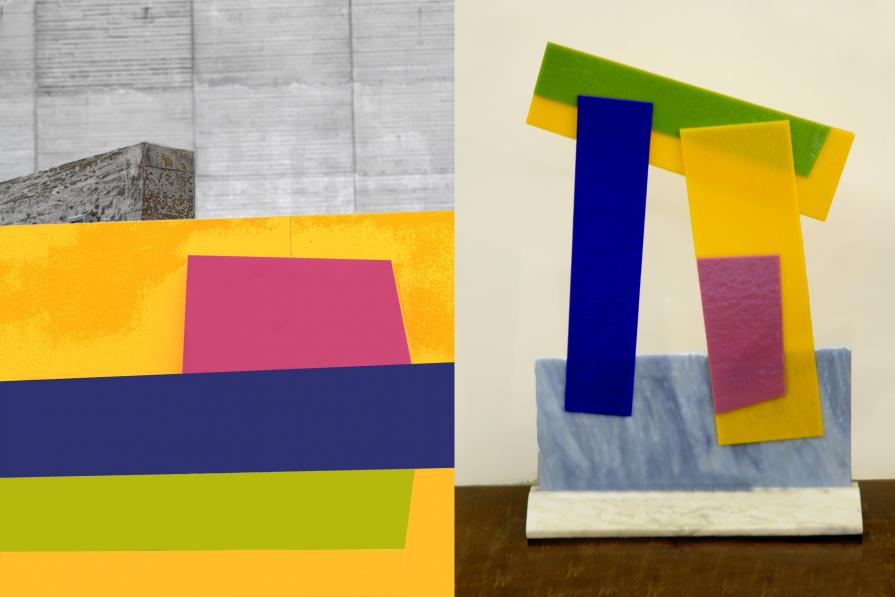 (De)Composition London 36 glass sculpture