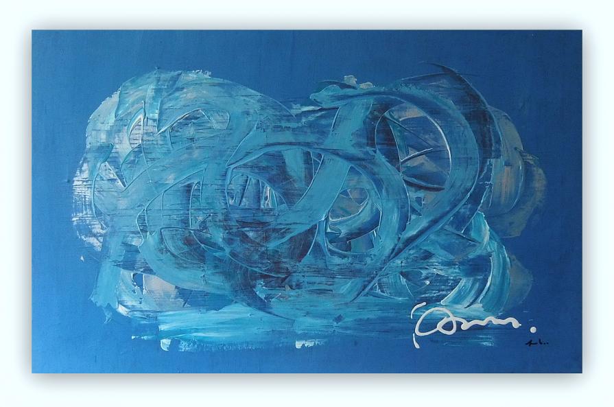 QUADRI ASTRATTI MODERNI  " SANADER ART " DIPINTI A MANO PITTURA  ASTRATTA MODERNA