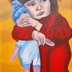 Protect / Protect : a photo ofa child in war that closed the eyes of her doll, made me reflect on the grandeur of the heart of children. Nobody and ' them ' to protect them and have the courage to think about who and 'more ' helpless of them .. Protect / Protect : a photo ofa child in war that closed the eyes of her doll, made me reflect on the grandeur of the heart of children. Nobody and ' them ' to protect them and have the courage to think about who and 'more ' helpless of them ..