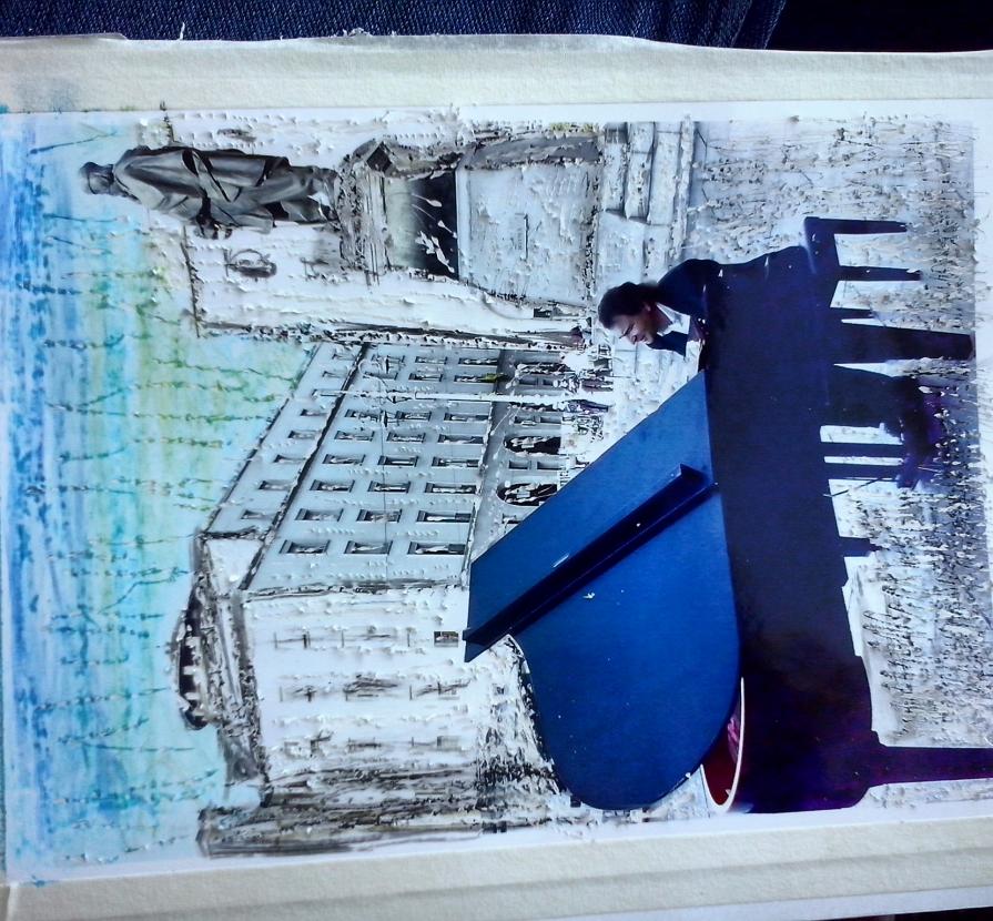 musicista itinerante, serenata ad un mercenario in tempi passati 