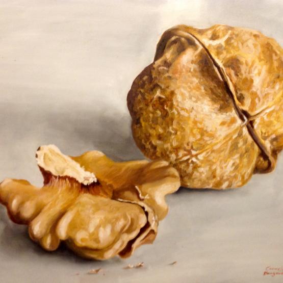 natura morta con noci 